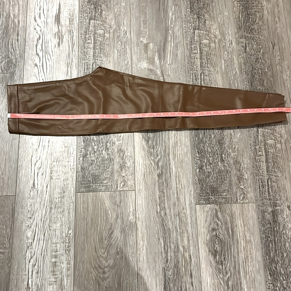 Zara pleather skinny pants.  Good condition ankle zippers Small - Picture 5 of 7